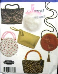 4752 SIMPLICITY 6 SHAPED DAY OR EVENING BAGS PATTERN